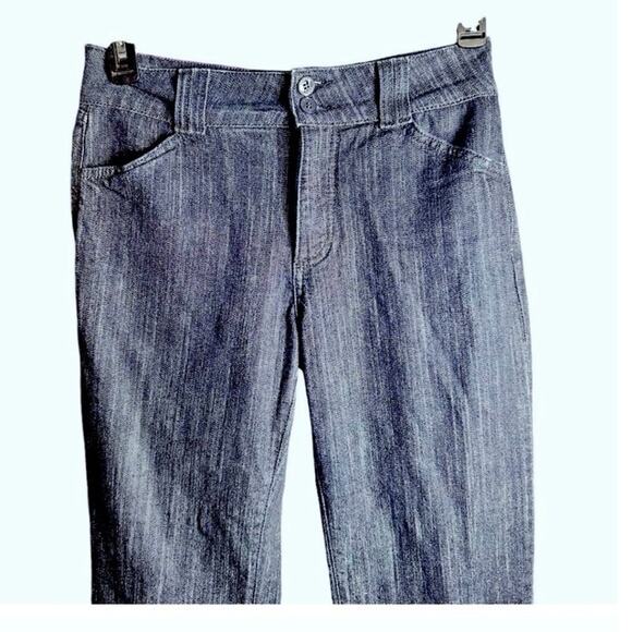 NYDJ DARK WASH JEANS BOOT CUT MID RISE WOMENS SIZE 8 - Picture 6 of 8